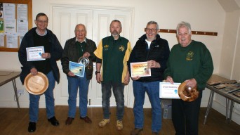 Winners of the March certificates. With Gary Lowe